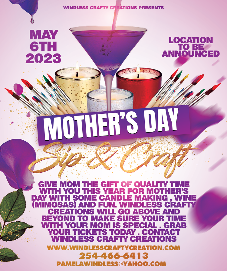 Mothers Day Sip and Craft