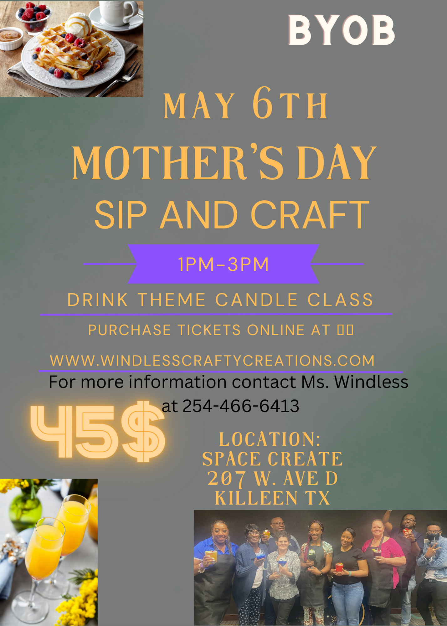 Mother Day Sip and Craft