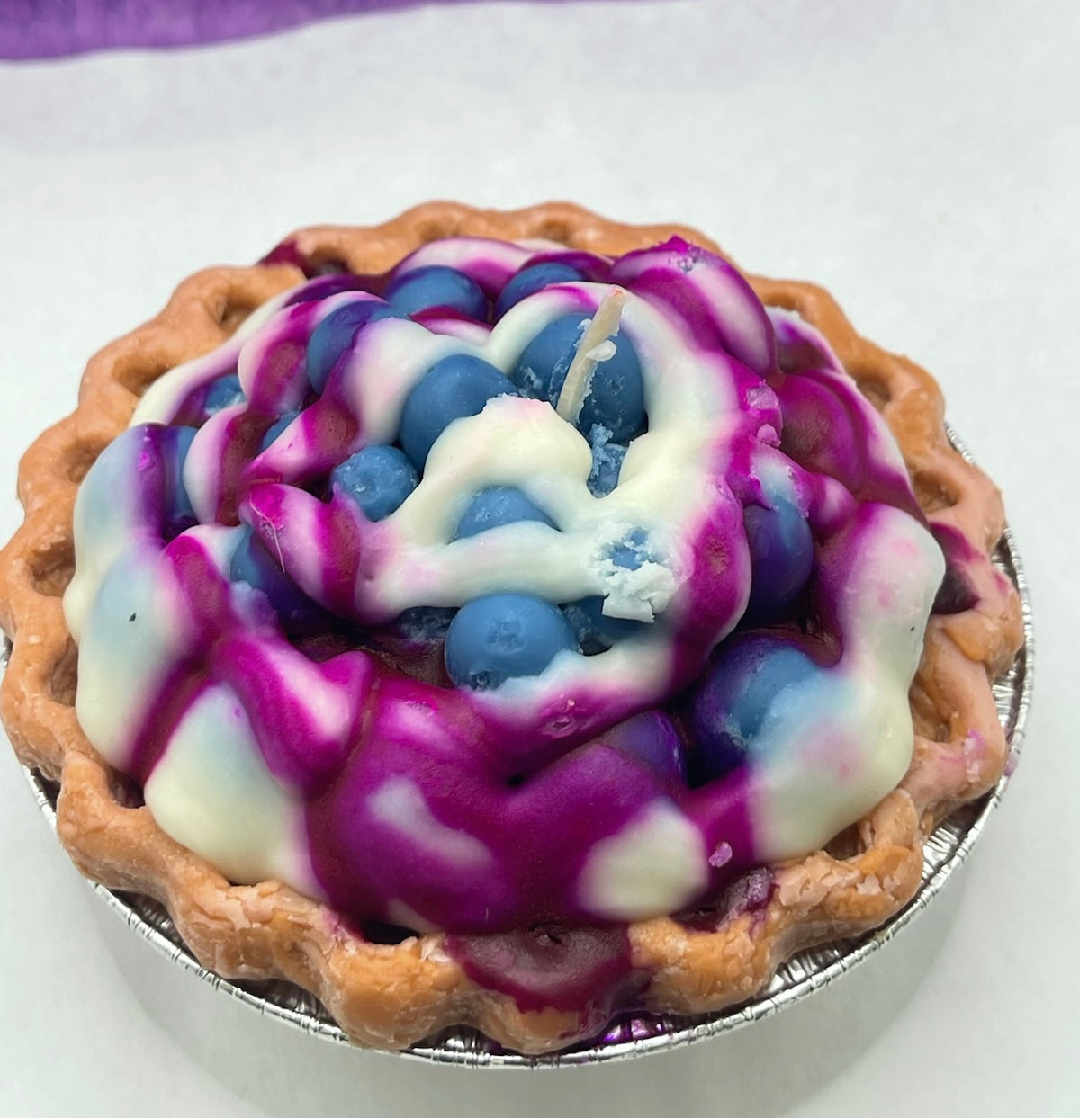 Blueberry vanilla pie