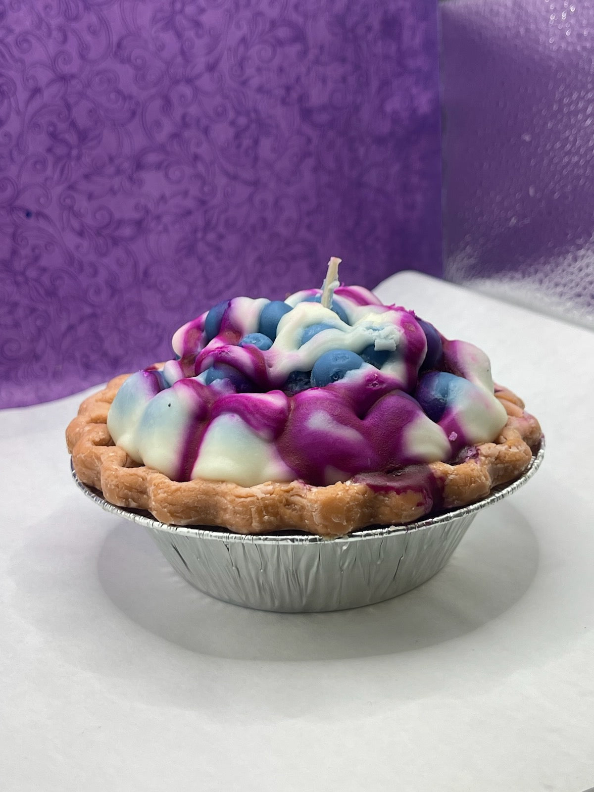 Blueberry vanilla pie