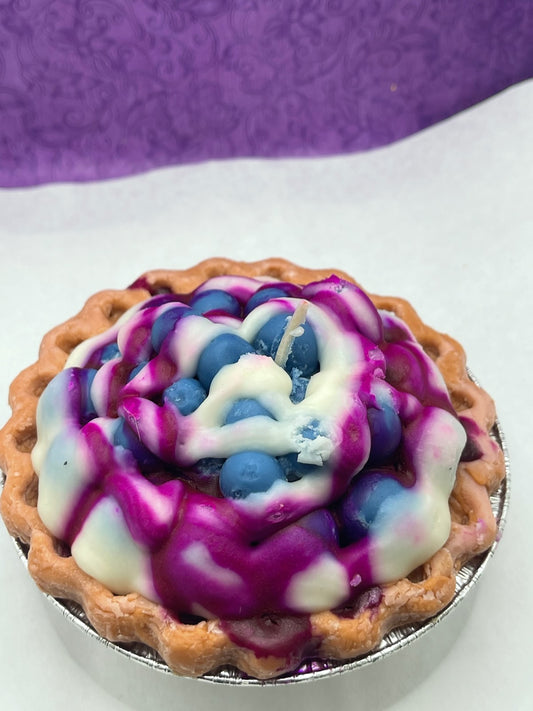 Blueberry vanilla pie