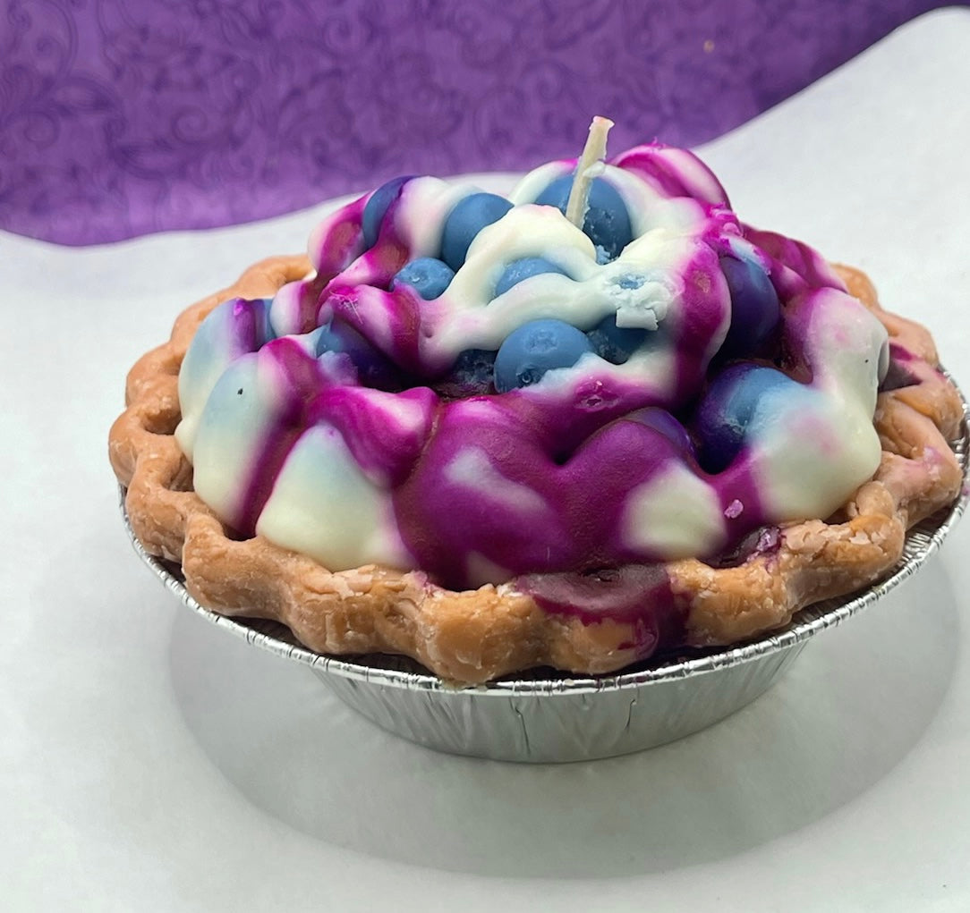 Blueberry vanilla pie