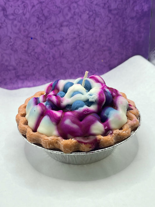 Blueberry vanilla pie