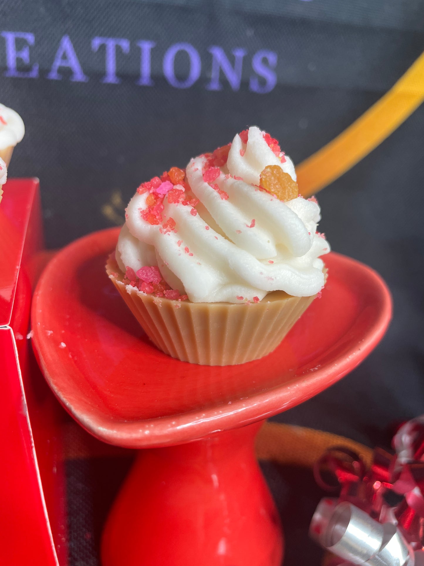 Mini strawberry cupcakes